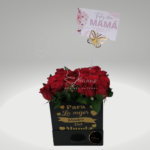 ROSAS ROJAS EN CAJA DIA DE MADRE