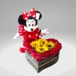 ROSAS Y GIRASOLES EN CORAZON