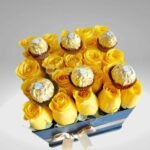 ROSAS AMARILLAS Y CHOCOLATES EN CALI