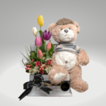 TULIPANES CON PELUCHE EN CALI